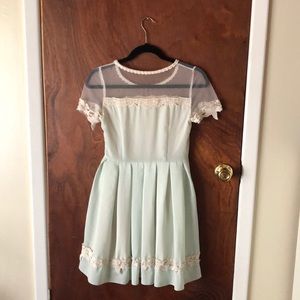 Min Green Party dress